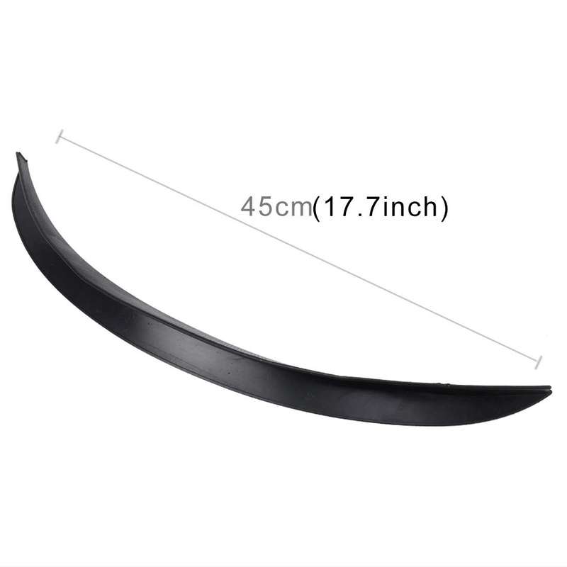 2 PCS 45cm Car Stickers Rubber Large Round Arc Strips Universal Fender Flares Wheel Eyebrow Decal St