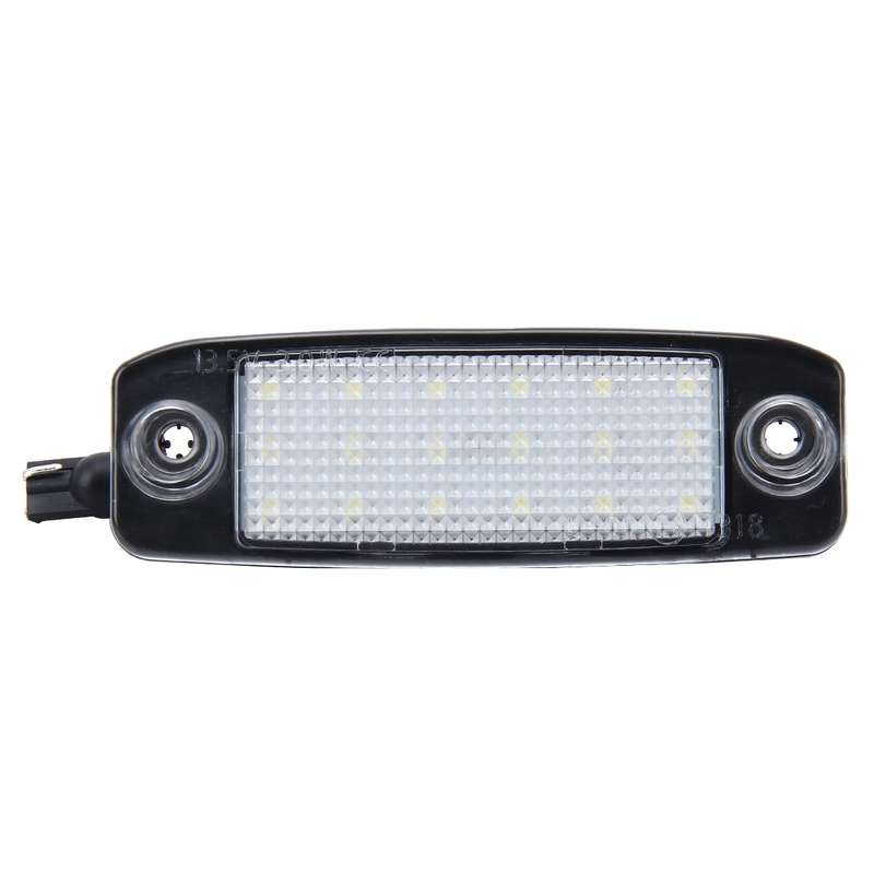 2 PCS LED License Plate Light with 18 SMD-3528 Lamps for Hyundai Sonata,2W 120LM,6000K, DC12V(White