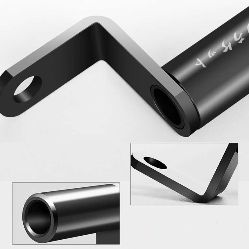 Motorcycle Rear View Mirror Aluminum Alloy Bracket(Red)