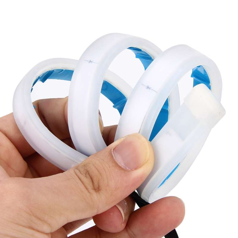 2 PCS 60cm DC12V 19W Ultra-thin Car Colorful Turn Lights / Running Lights SMD-5050 LED Bulbs