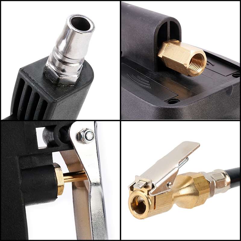 Car Multi-functional Digital LCD Display Tire Air Pressure Inflator Gauge Vehicle Tester Inflation M