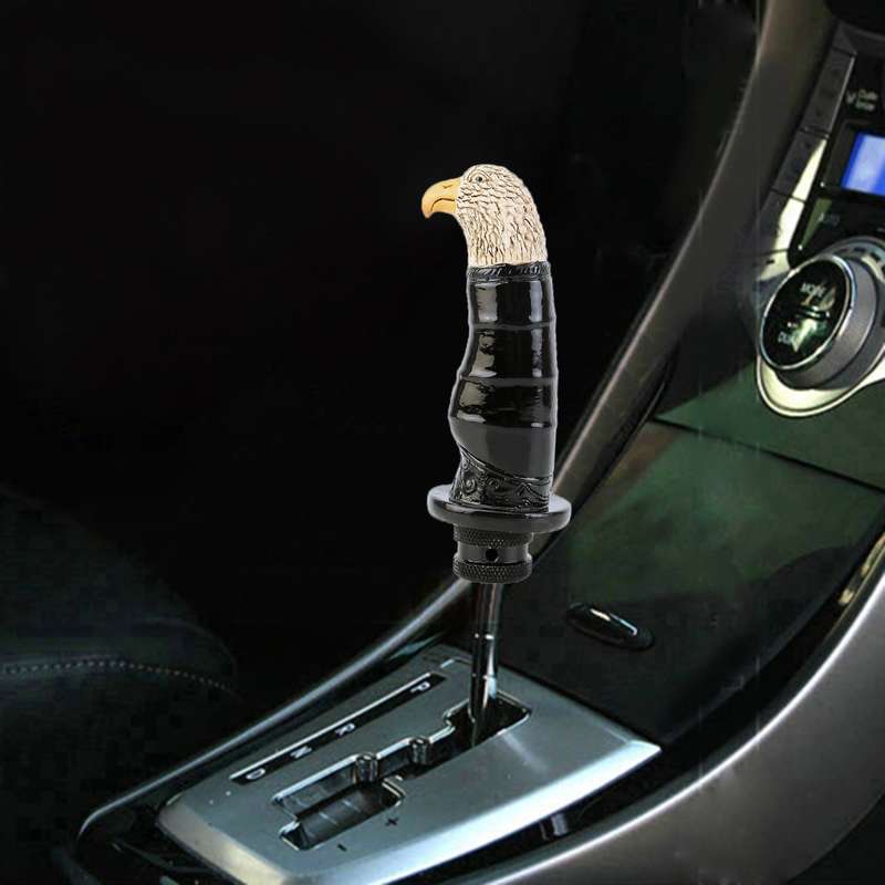 Universal Car Eagle Shape Metal Gear Shift Knob Modified Car Auto Transmission Shift Lever Knob(Gold