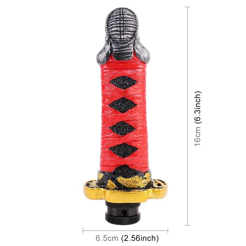 Universal Car Mask Leader Shape Metal Gear Shift Knob Modified Car Auto Transmission Shift Lever Kno
