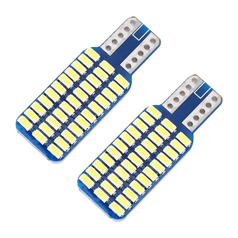2 PCS T10 / W5W / 168 / 194 DC12V 1.2W 6000K 80LM 33LEDs SMD-3014 Car Reading Lamp Clearance Light,