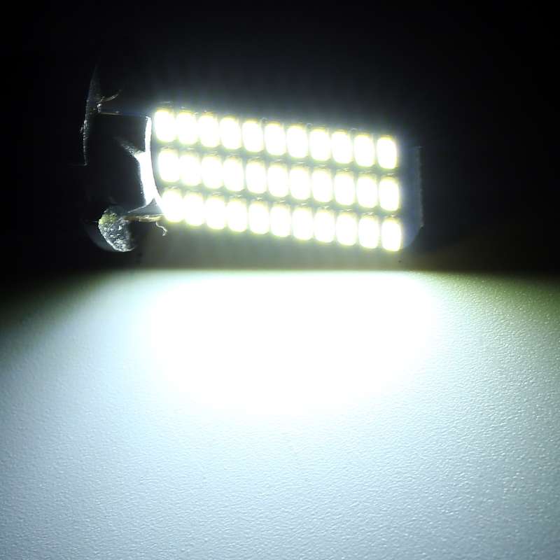 2 PCS T10 / W5W / 168 / 194 DC12V 1.2W 6000K 80LM 33LEDs SMD-3014 Car Reading Lamp Clearance Light,