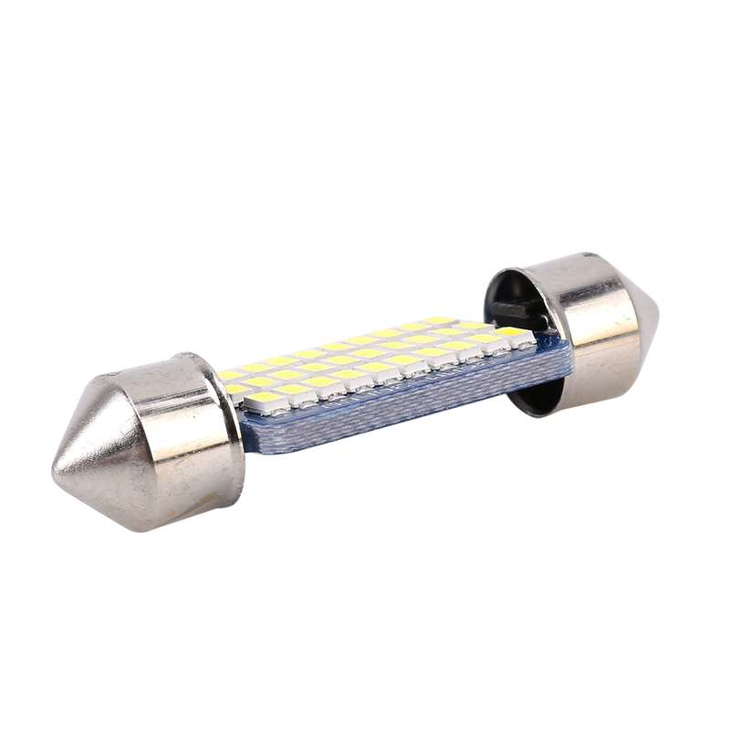 2 PCS 36mm DC12V / 1.5W / 6000K / 100LM 30LEDs SMD-3014 Car License Plate Light / Dome Light, with D