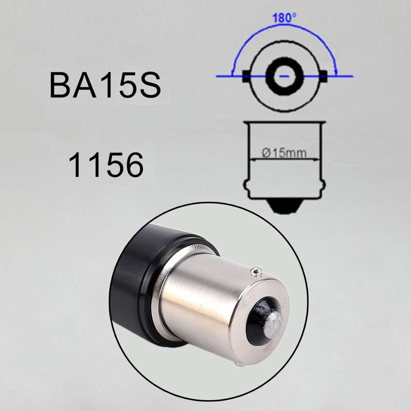 2 PCS 1156 / BA15S DC9-16V / 8.2W / 6000K / 655LM Car Auto Reversing Lights / Turn Light 66LEDs SMD-