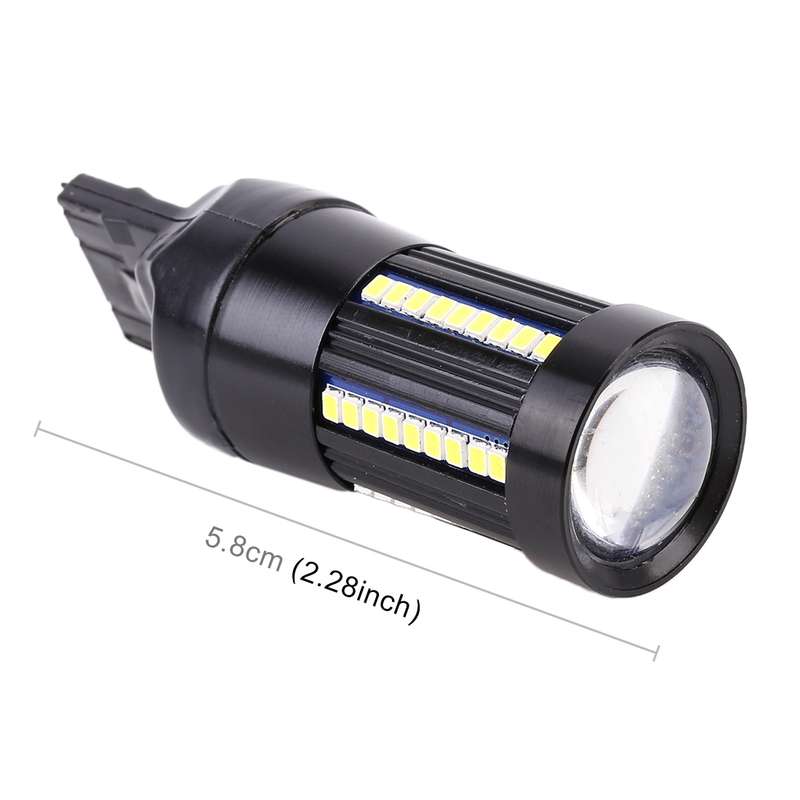 2 PCS T20 / 7440 DC9-16V / 8.2W / 6000K / 655LM Car Auto Reversing Lights / Turn Light 66LEDs SMD-20