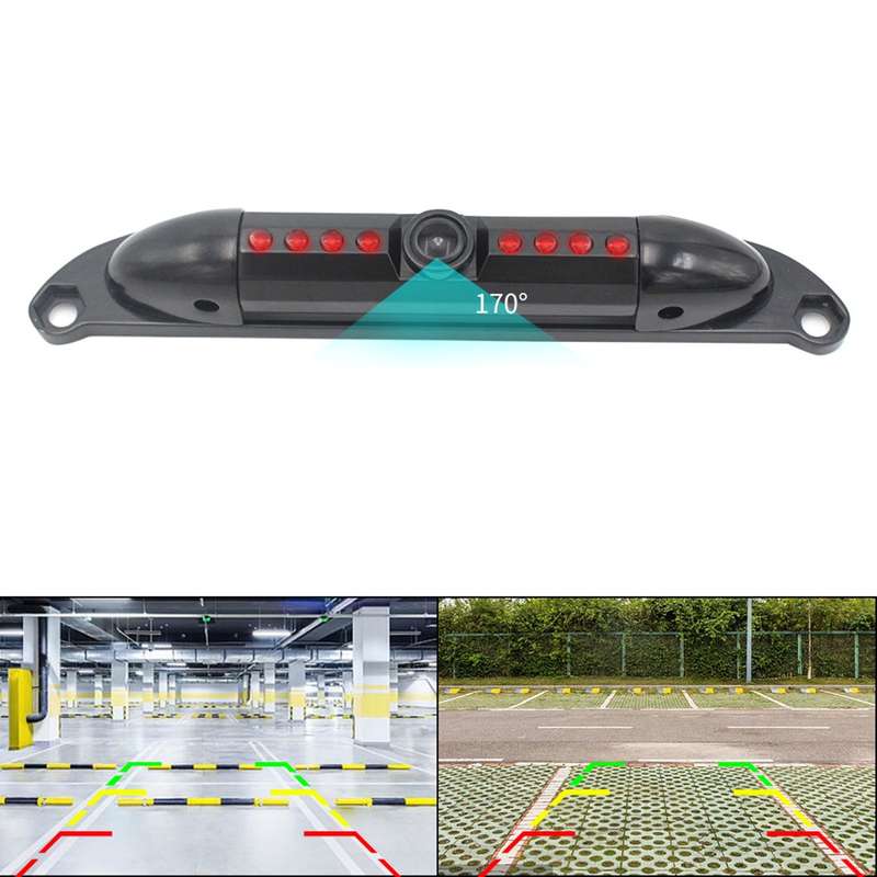 PZ423 America Car License Plate Frame 120 Degree Rear View Camera