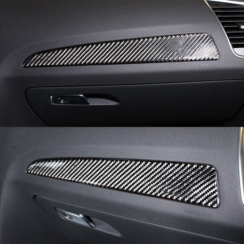 Car Carbon Fiber Dashboard Decorative Sticker for Audi A4L / A5 / Q5 2009-2016