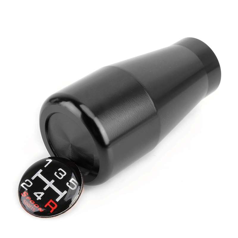 Universal Car Solid Color Cone Shape Shifter Manual Automatic Gear Shift Knob(Black)