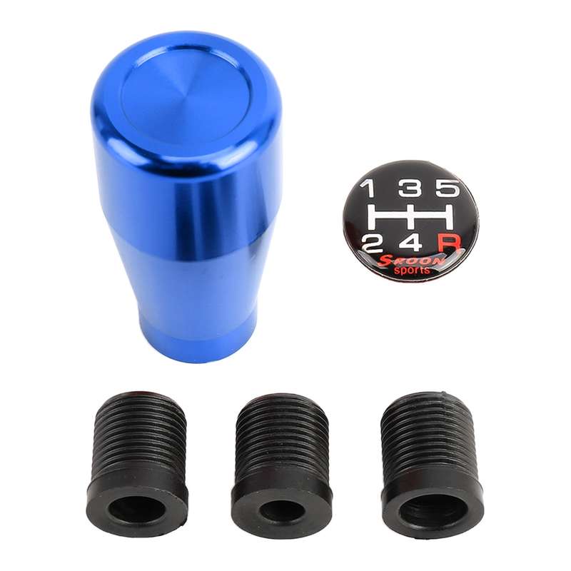 Universal Car Solid Color Cone Shape Shifter Manual Automatic Gear Shift Knob(Black)