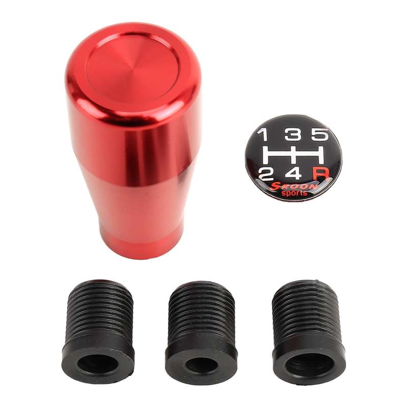 Universal Car Solid Color Cone Shape Shifter Manual Automatic Gear Shift Knob(Black)