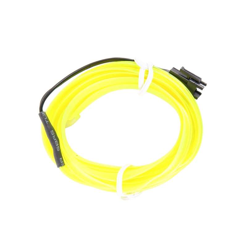 2M Cold Light Flexible LED Strip Light For Car Decoration(Green Light)