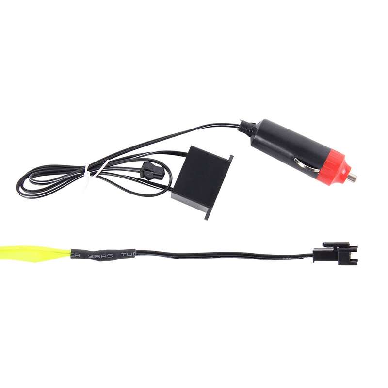 2M Cold Light Flexible LED Strip Light For Car Decoration(Green Light)