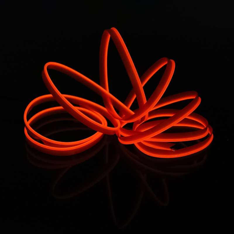 2M Cold Light Flexible LED Strip Light For Car Decoration(Red Light)