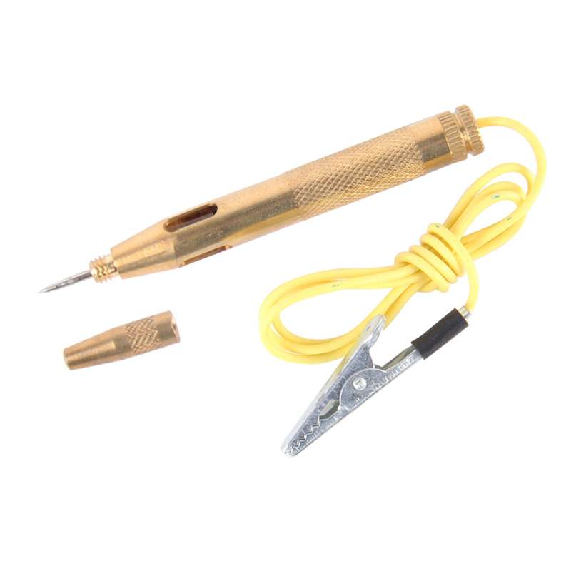 CNJB-85016 Pure Copper Circuit Tester and Electrical Voltage Detector Pen Set With Crocodile Clip 6-