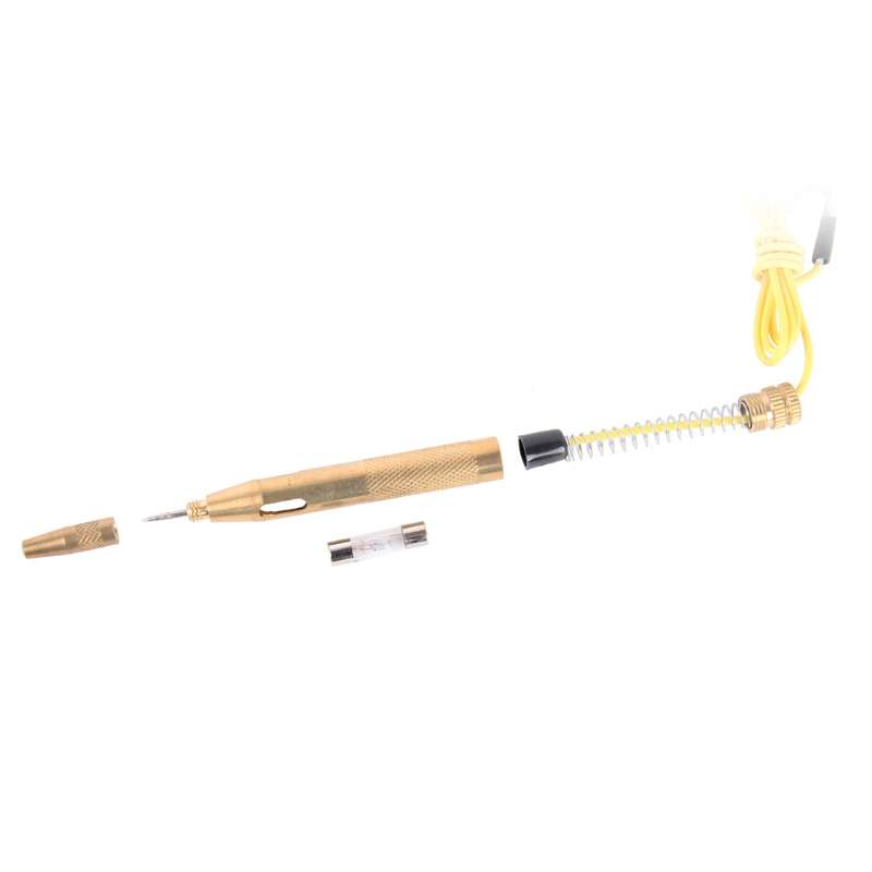 CNJB-85016 Pure Copper Circuit Tester and Electrical Voltage Detector Pen Set With Crocodile Clip 6-