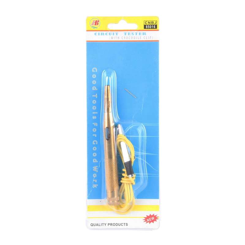 CNJB-85016 Pure Copper Circuit Tester and Electrical Voltage Detector Pen Set With Crocodile Clip 6-