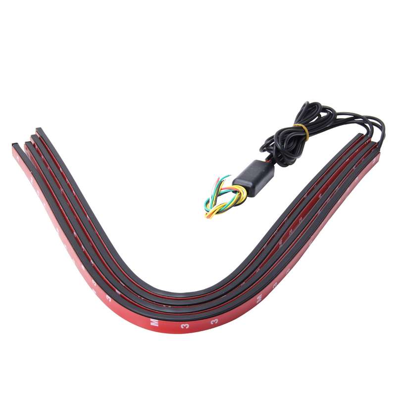 Flashing Lights 15W LED Car in The Network Lights One Drag Four Emblem Eyes Daytime Running Lights L