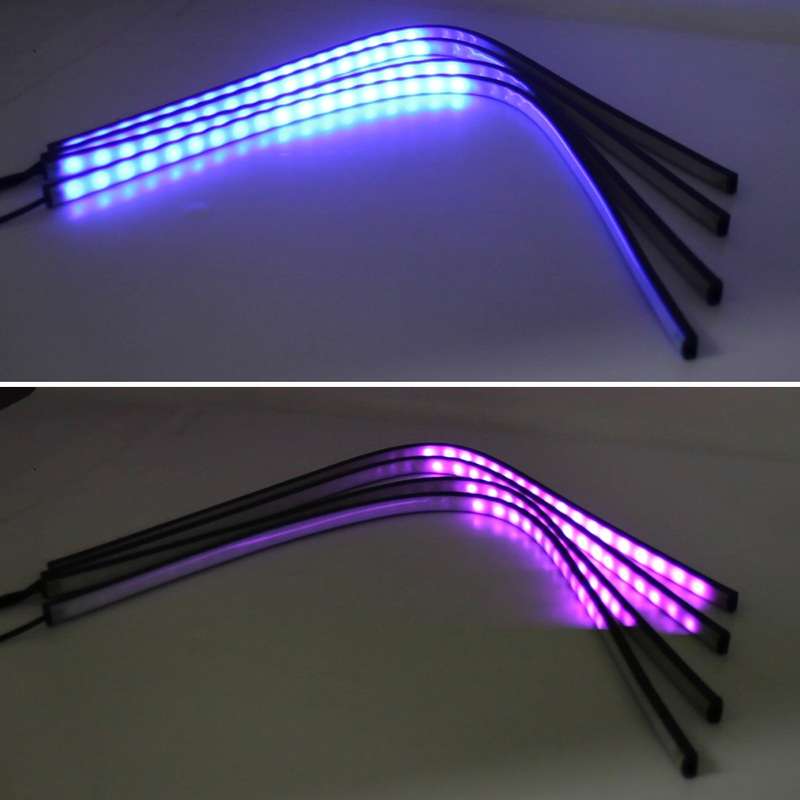 Flashing Lights 15W LED Car in The Network Lights One Drag Four Emblem Eyes Daytime Running Lights L