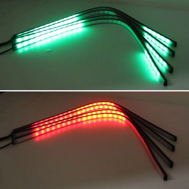 Flashing Lights 15W LED Car in The Network Lights One Drag Four Emblem Eyes Daytime Running Lights L