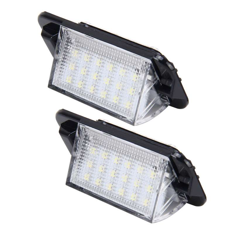 2 PCS License Plate Light with 18 SMD-3528 Lamps for BMW E36(1992-1998)2W 120LM,6000K, DC12V (...