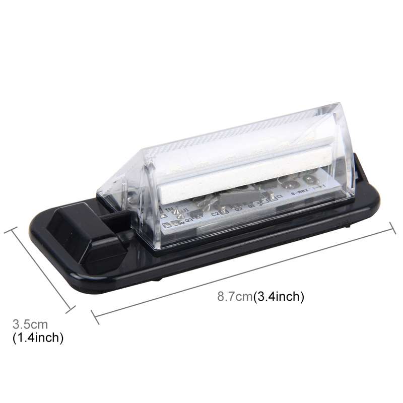2 PCS License Plate Light with 18 SMD-3528 Lamps for BMW E36(1992-1998)2W 120LM,6000K, DC12V (...