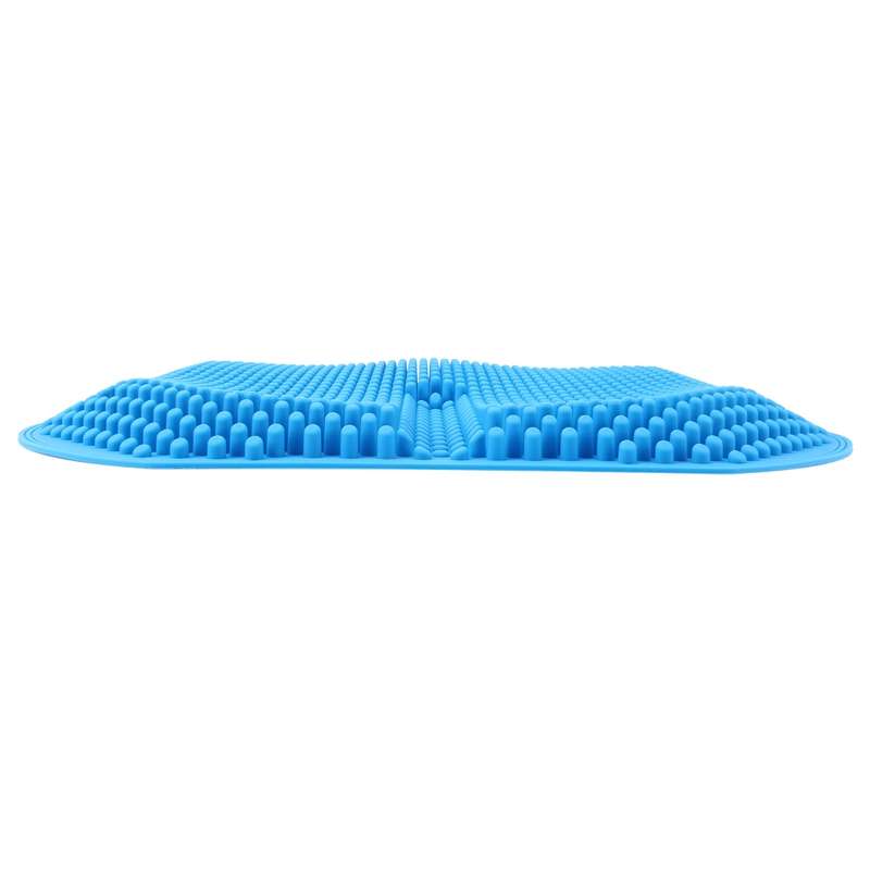 Car Seat Cushion Backless Massage High Memory Silicone Breathable Mesh Silica Gel Car Seat Covers(B