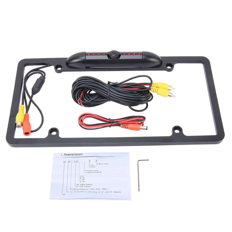 US license plate dedicated IP67 IP68 Waterproof 720 x 540 Pixels 120-170 Degree Breadth Car Rear Vie