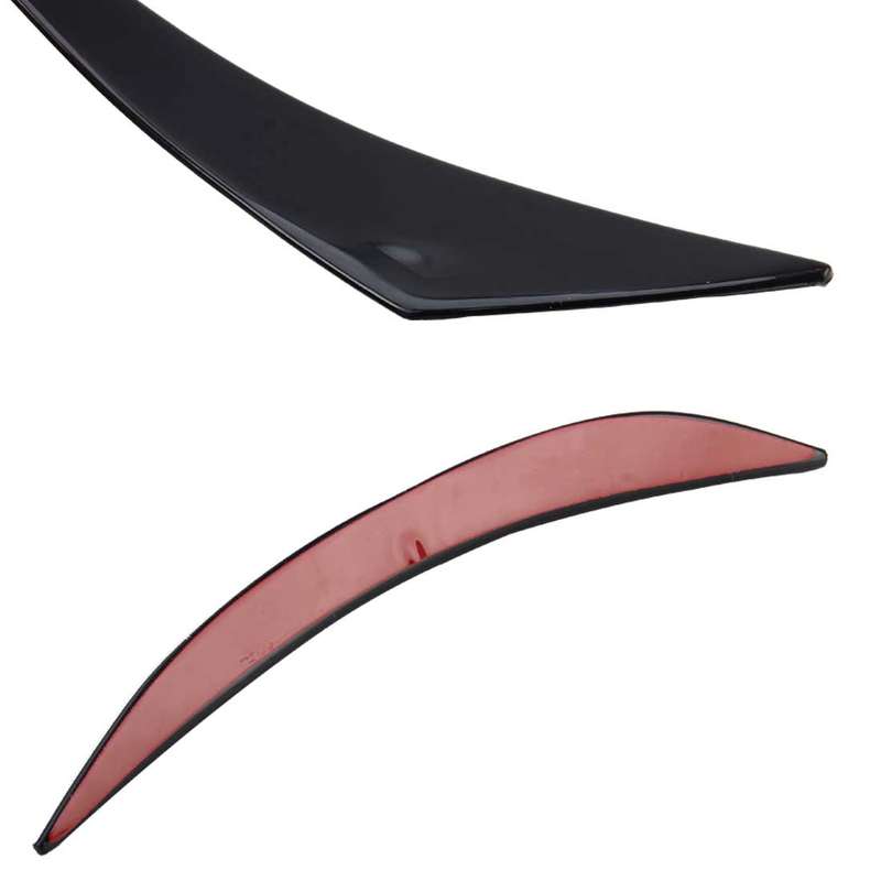 6 PCS Universal Carbon Fiber Style Car Front Bumper Body Spoiler Lip Splitter Protector Bar Strip Gu