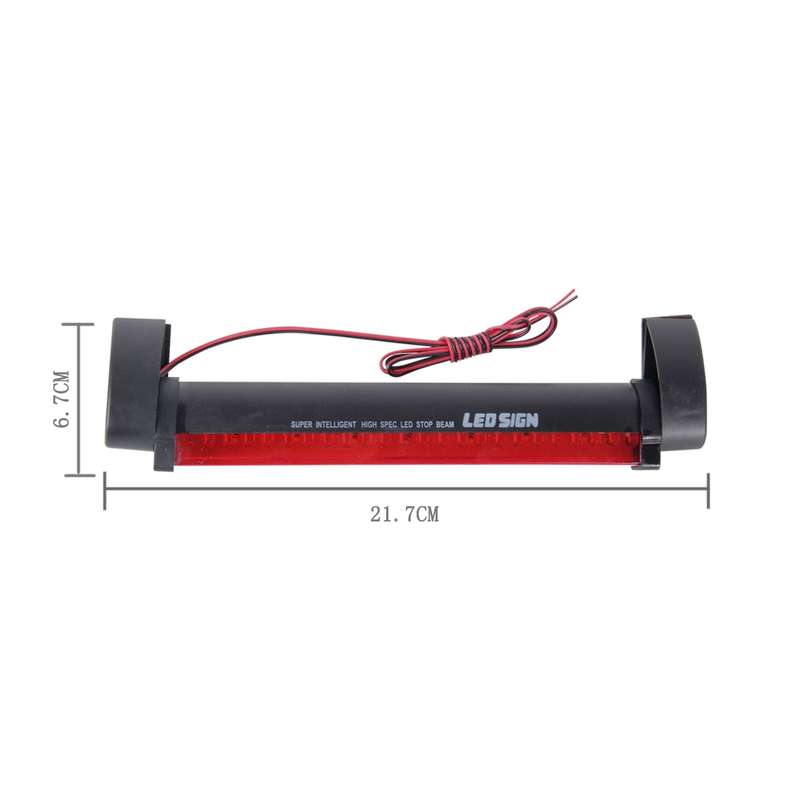 14 LEDs Red Light Car Third Brake Light, DC 12V Cable Length: 80cm