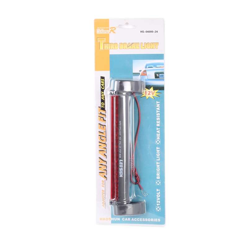 24 LEDs Red Light Car Third Brake Light, DC 12V Cable Length: 80cm