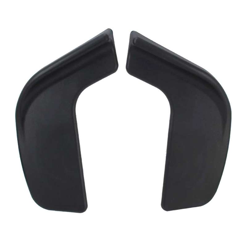 2 PCS Universal Fit Car Front Bumper Spoiler Lip Splitter Diffuser SUV ABS Front Shovel, Length: 57c