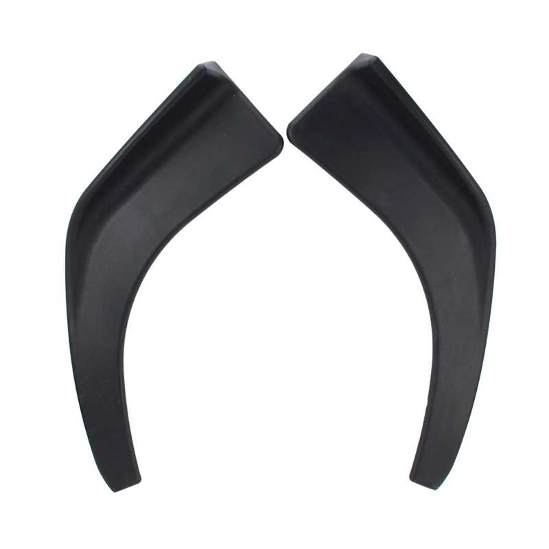 2 PCS Universal Fit Car Front Bumper Spoiler Lip Splitter Diffuser SUV ABS Front Shovel, Length: 74c