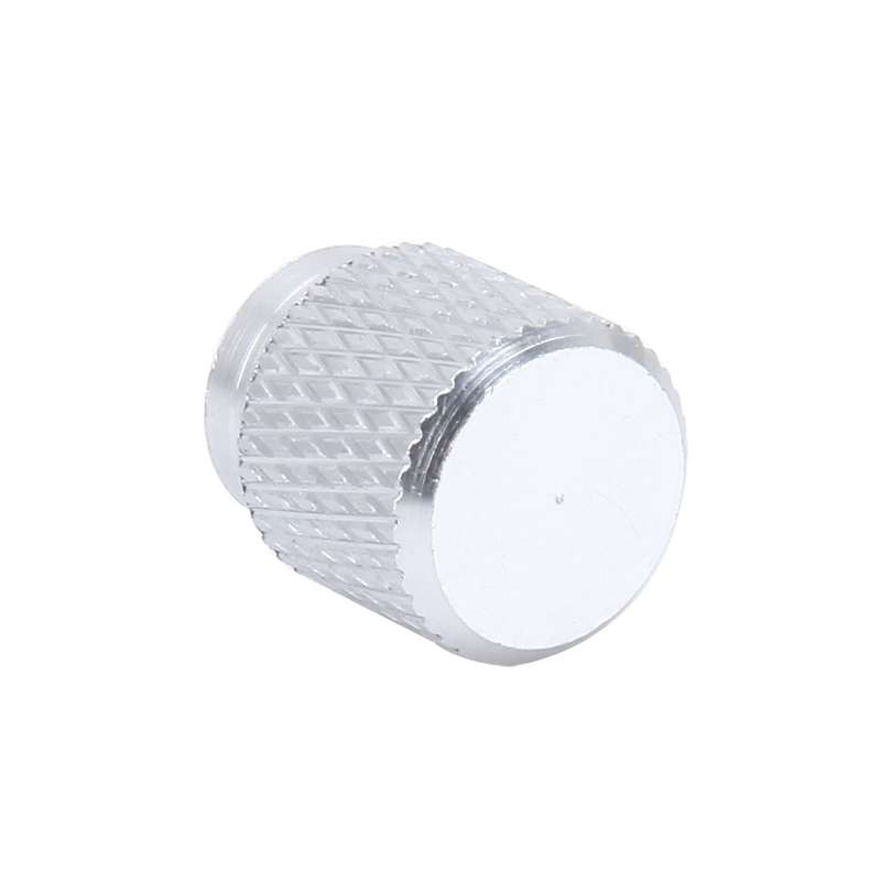 3R 3R-2115 4 PCS Universal Air Filter Shape Car Motor Bicycle Tire Valve Caps(Silver)