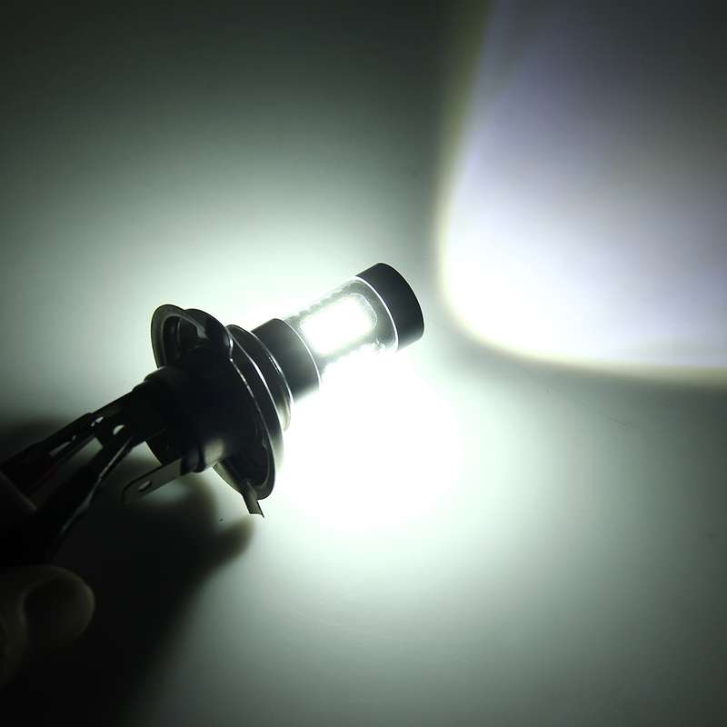 H4 7W 420LM 6000K Car Fog Lights with 42 SMD-3528 LED Lamps, DC 12V(White Light)