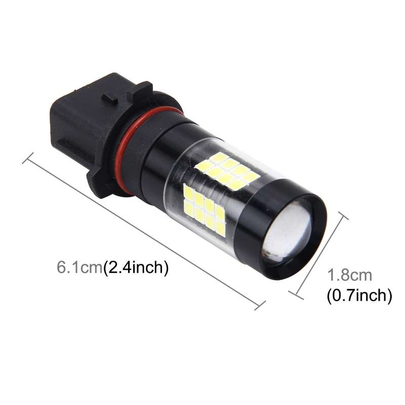 P13W 7W 420LM 6000K Car Fog Lights with 43 SMD-3528 LED Lamps, DC 12V(White Light)