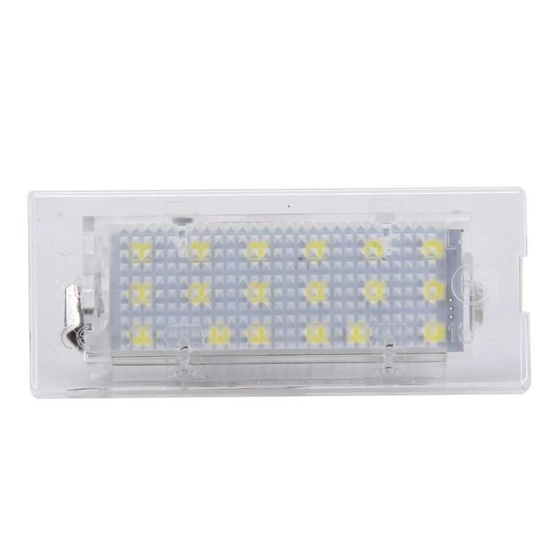 2 PCS License Plate Light with 18 SMD-3528 Lamps for BMW E53(X5),2W 120LM,6000K, DC12V (White Light