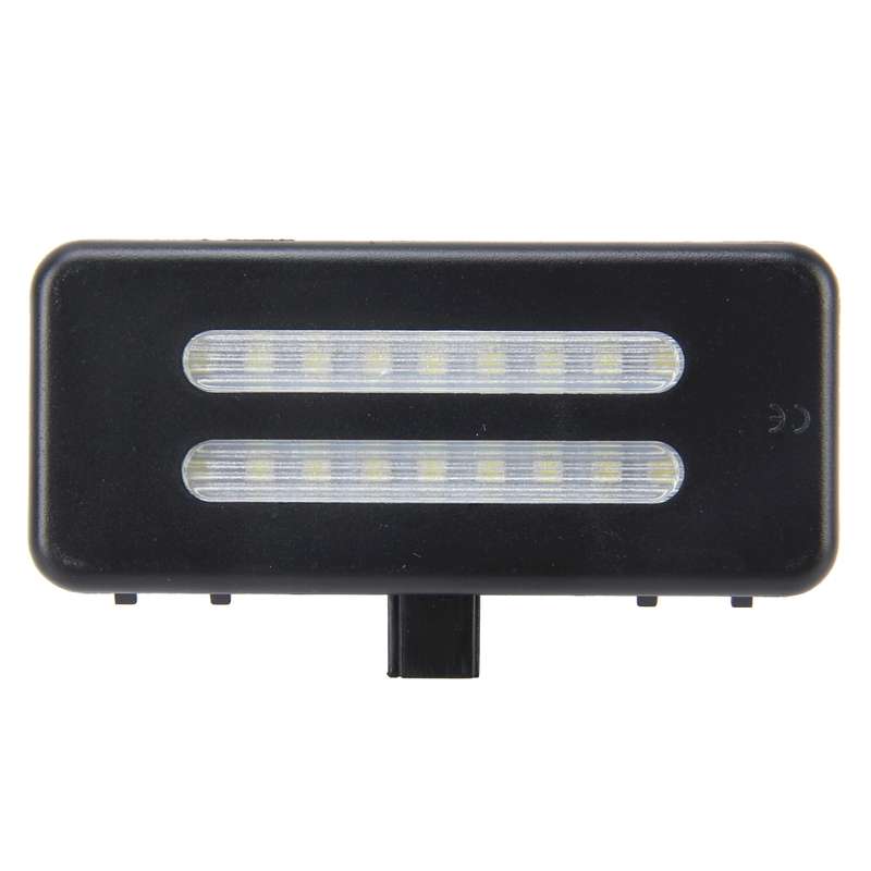 2 PCS White Light Car LED Vanity Mirror Lamp Lights with 18 SMD-3528 Lamps for BMW E60/ E60N/ E61/ E