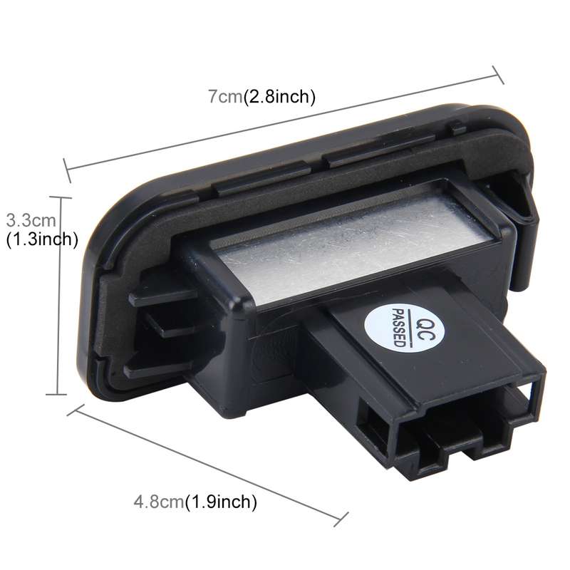2 PCS License Plate Light with 18 SMD-3528 Lamps for Mercedes-Benz W203 4D ,2W 120LM 6000K, DC12V,