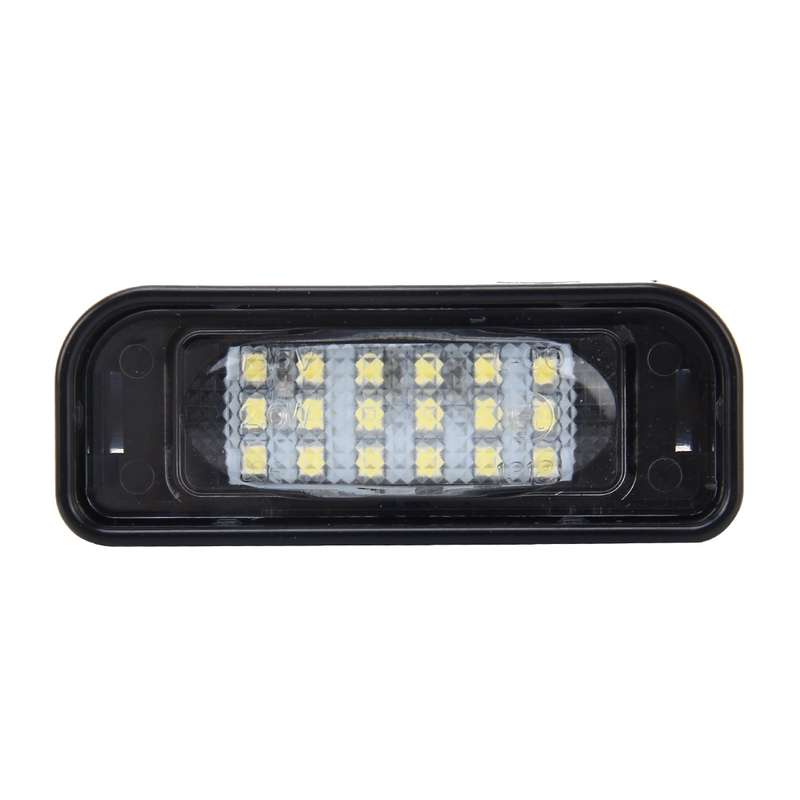 2 PCS License Plate Light with 18 SMD-3528 Lamps with Canbus for Mercedes-Benz W220,2W 120LM,6000K,
