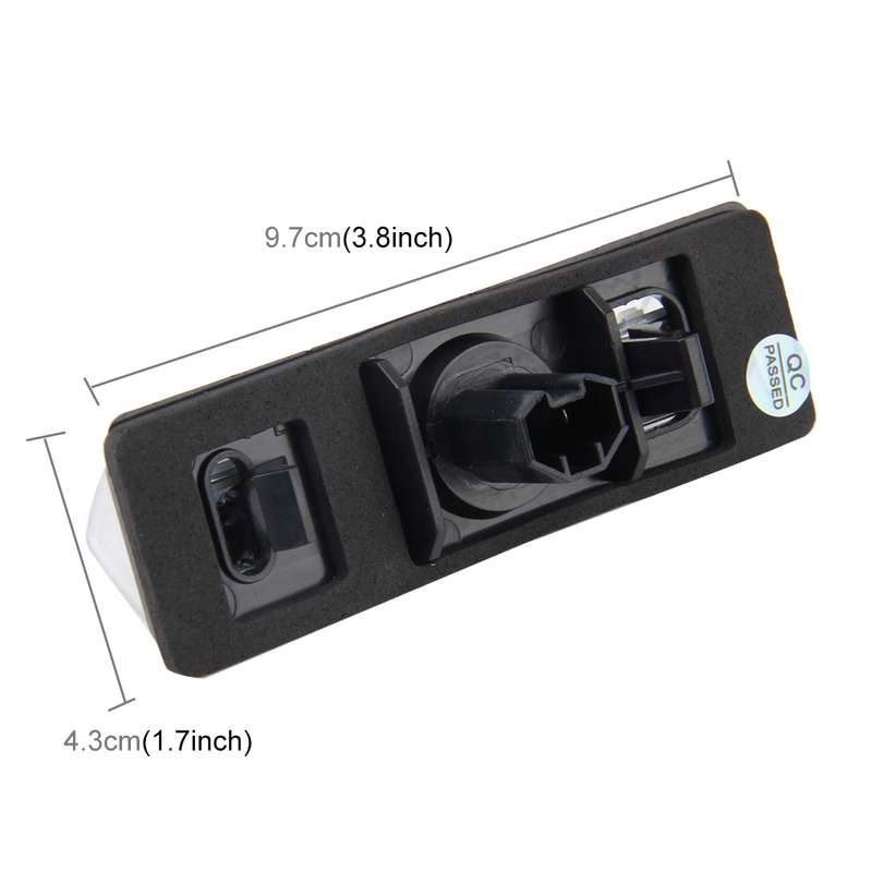 2 PCS License Plate Light with 18 SMD-3528 Lamps for Toyota,2W 120LM,6000K, DC12V(White Light)