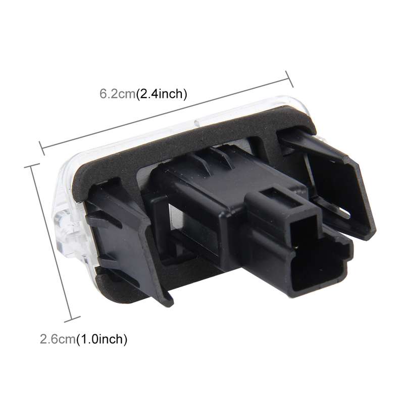 2 PCS License Plate Light with 18 SMD-3528 Lamps for Toyota,2W 120LM,6000K, DC12V(White Light)