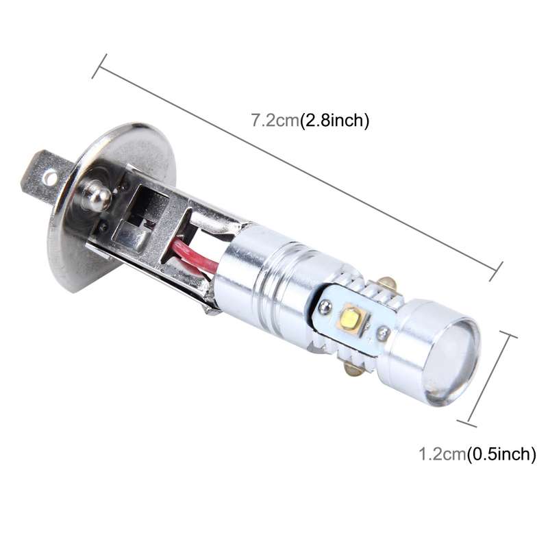H1 25W 600 LM 5500K Car Fog Lights with 5 LED Lamps , DC 12V(White Light)