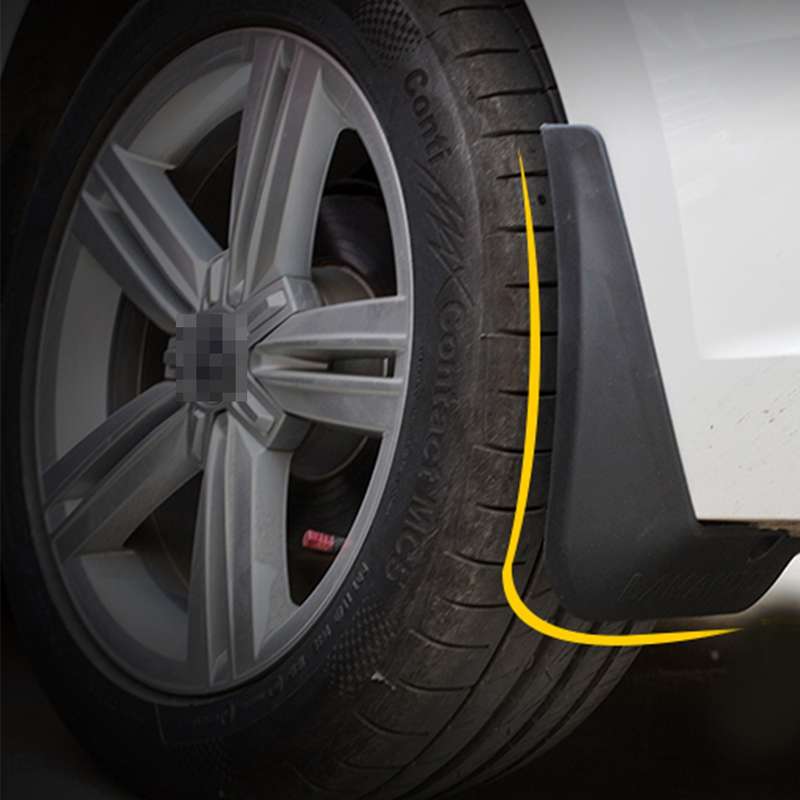 4 PCS Car Auto Semi-Rigid PVC Splash Flaps Mudguards Fender Guard for Honda City 2015-2020