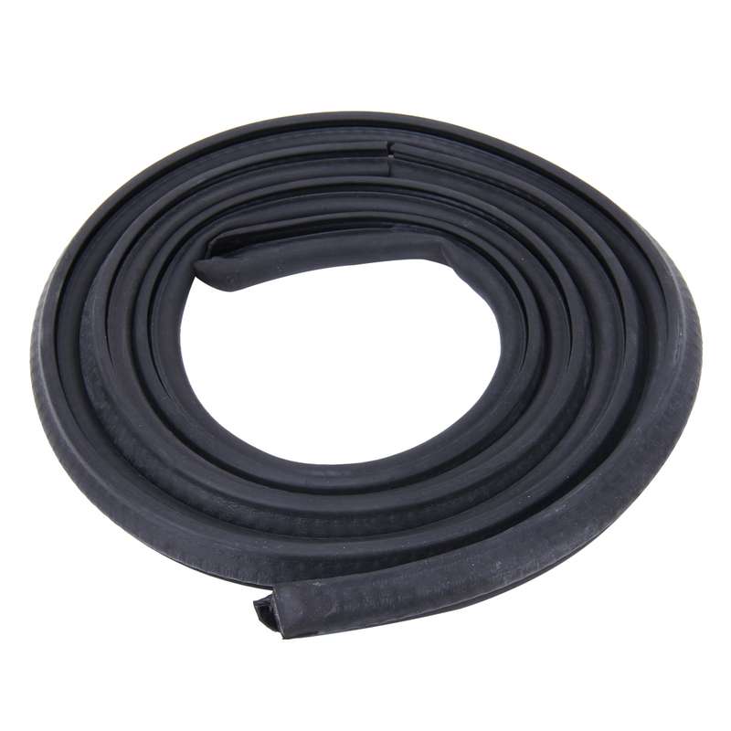 80cm B Shape Car Decorative Strip Rubber Chrome Decoration Strip Door Seal Window Seal
