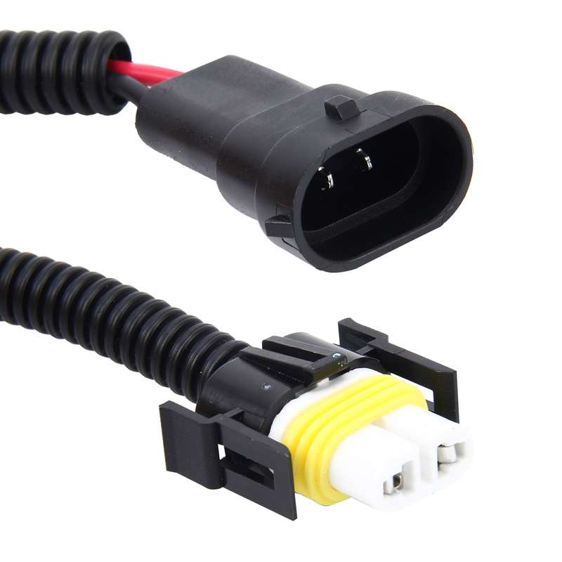 2 PCS H7 Car HID Xenon Headlight Male to Female Conversion Cable