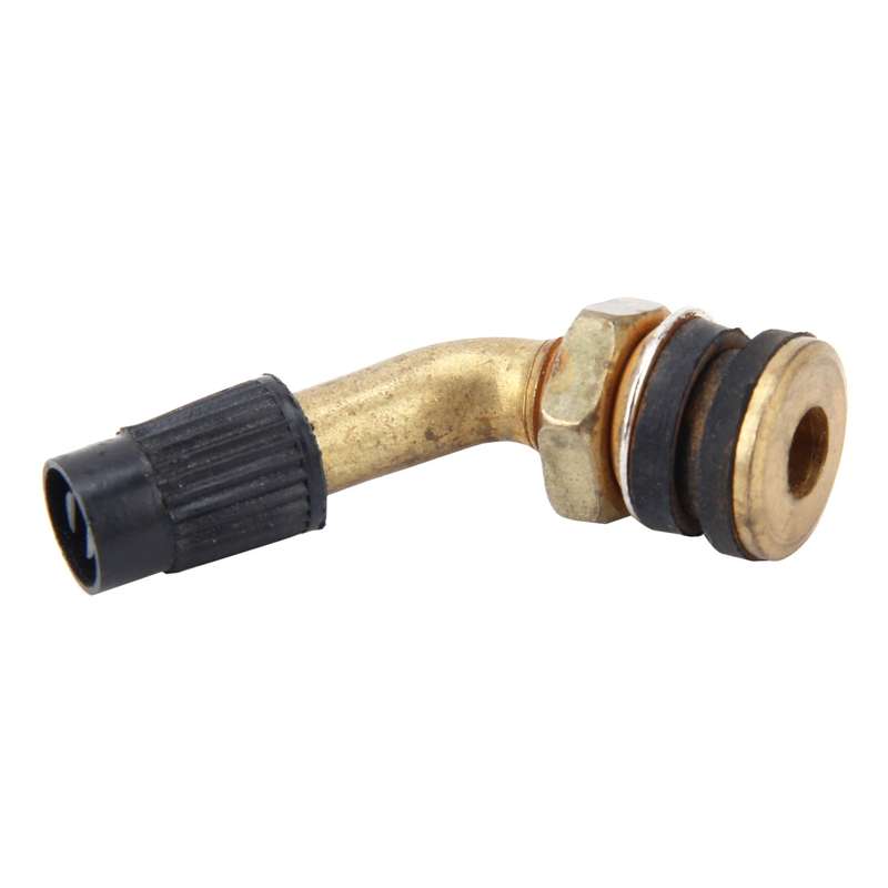 Car Motorcycle Bike Universal Yellow Copper Valve Adaptor Tyre Tube Extension Adapter