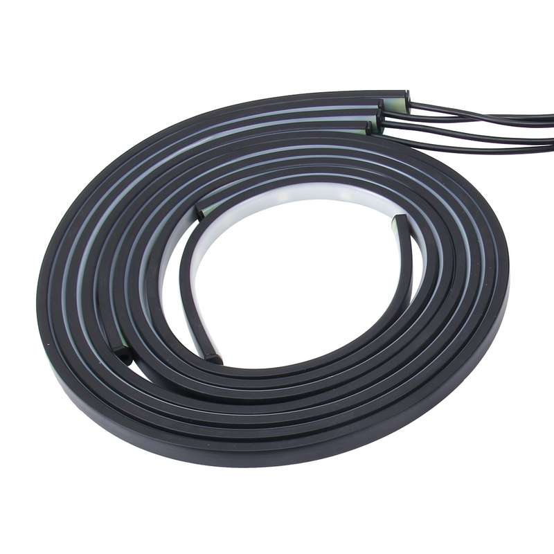 4 in 1 90cm/120cm RGB Colorful Flashing Decorative Chasis Light Sound Control Light Music Rhythm Lig